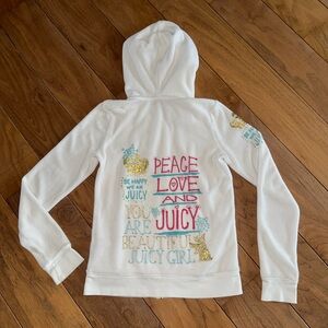 Juicy Couture White Kids Hoodie